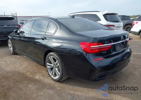 2016 BMW 750I xDrive from USA, damaged, VIN WBA7F2C57GG419462